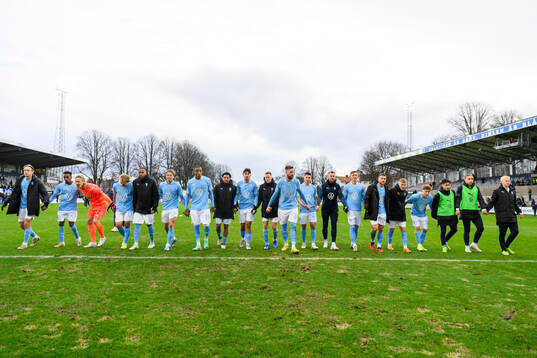 Malmö FFs spelare jublar