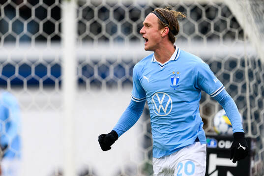 Malmö FFs Erik Botheim jublar