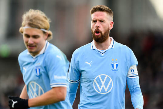 Malmö FFs Sebastian Nanasi och Pontus Jansson