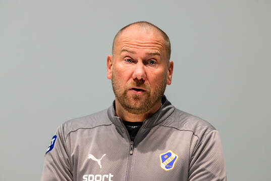Halmstads tränare Magnus Haglund