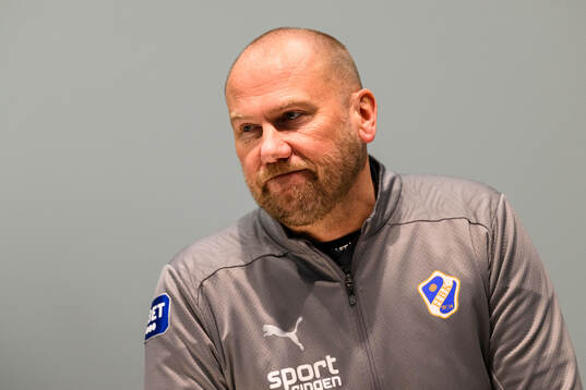 Halmstads tränare Magnus Haglund