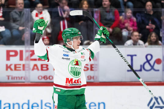 Rögles Albin Sundsvik jublar