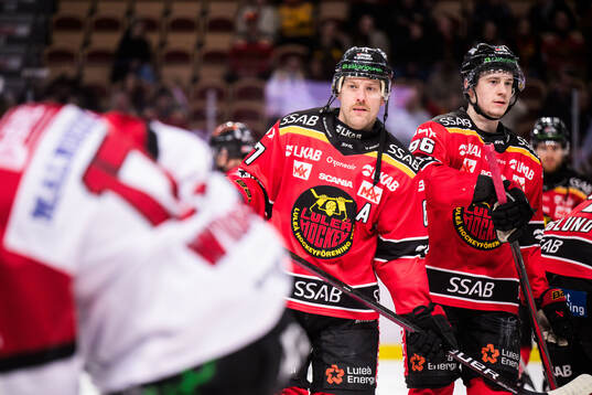 Luleås Linus Omark och Pontus Andreasson