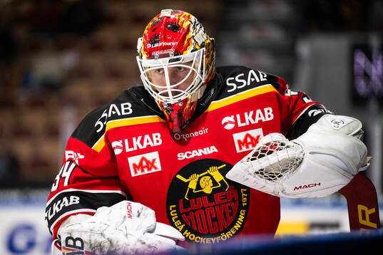 Luleås målvakt Joel Lassinantti