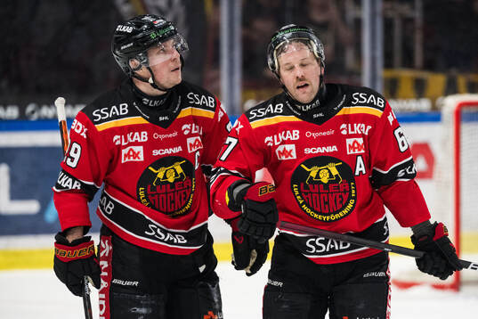 Luleås Erik Gustafsson och Linus Omark