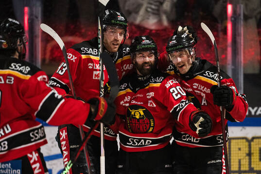 Luleås Oscar Eklind, Jack Connolly, Linus Omark och Jack