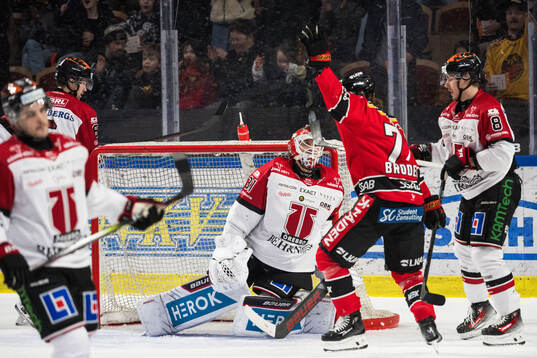 Örebros målvakt Jonas Arntzen deppar