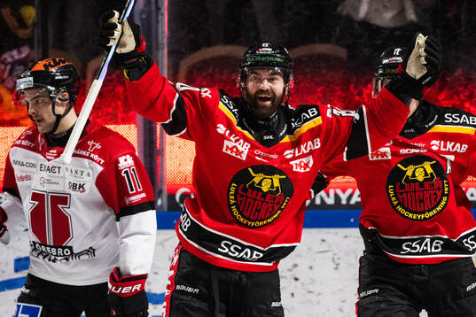 Luleås Jack Connolly jublar