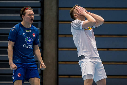 Niklas Espegren of Sandefjord reacts