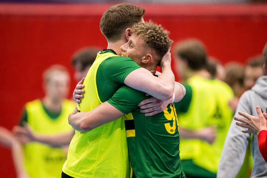 Stian Aabel of NTNUI celebrates