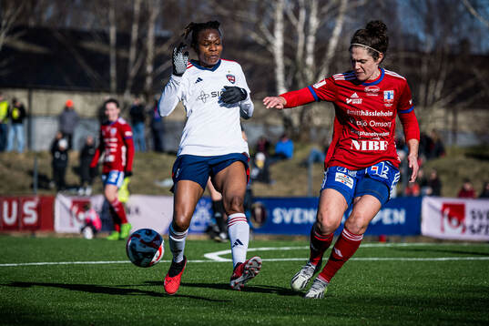 FC Rosengårds Halimatu Ibrahim Ayinde och Vittsjös