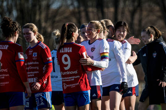 Vittsjös Elisabet Klinga och FC Rosengårds Jessica Wik