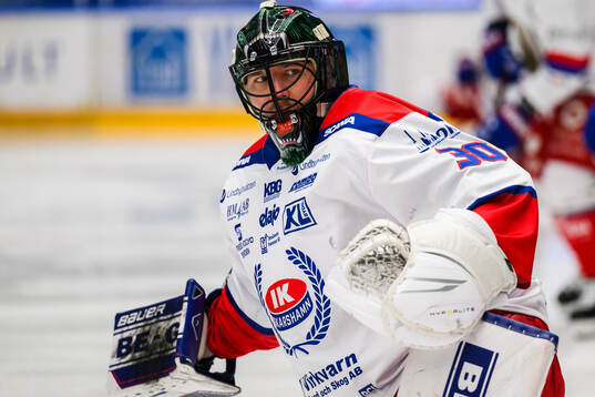 Oskarshamns målvakt Tomas Rydén