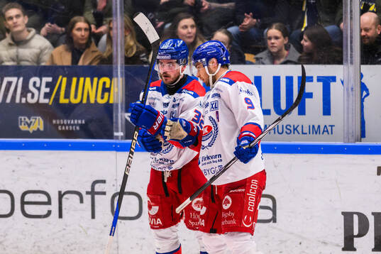 Oskarshamns Ahti Oksanen och Oscar Engsund deppar