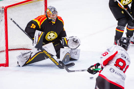 Brynäs målvakt Damian Clara