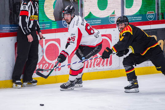 Nybros Daniel Sylwander och Brynäs Anton Rödin