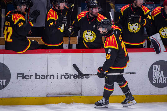 Brynäs Tyler Vesel jublar