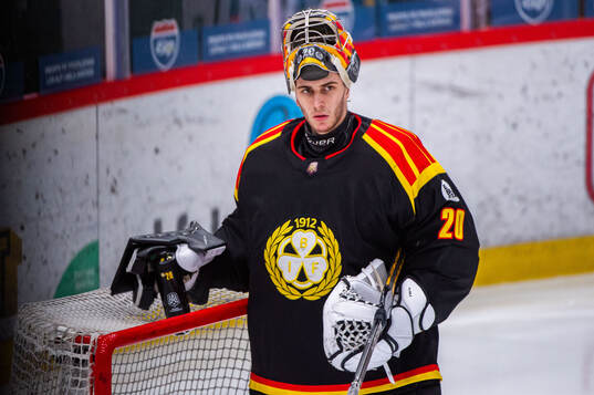 Brynäs målvakt Damian Clara