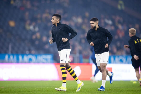 AIKs Rui Modesto och Omar Faraj