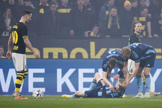Djurgårdens Lucas Bergvall har ont