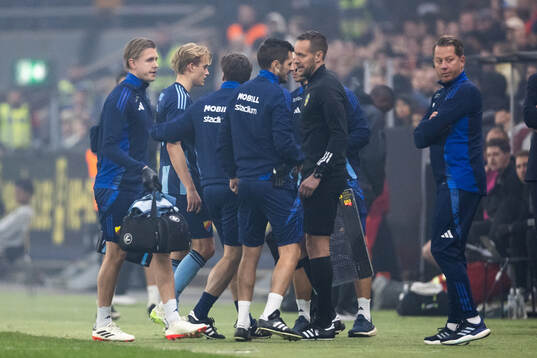 Djurgårdens Oskar Fallenius med skada
