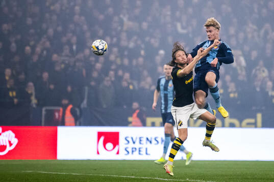 Djurgårdens Lucas Bergvall gör 0-1
