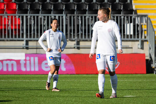 IK Uppsalas Amanda Sundström deppar