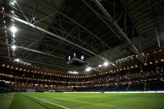 Interiör vy över Friends Arena