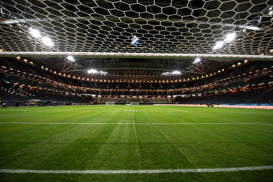 Interiör vy över Friends Arena