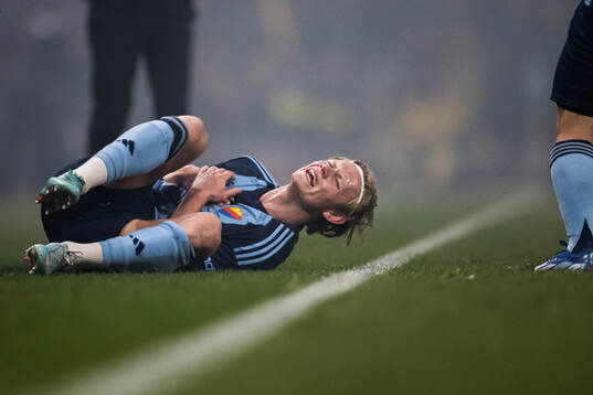 Djurgårdens Tobias Gulliksen har ont