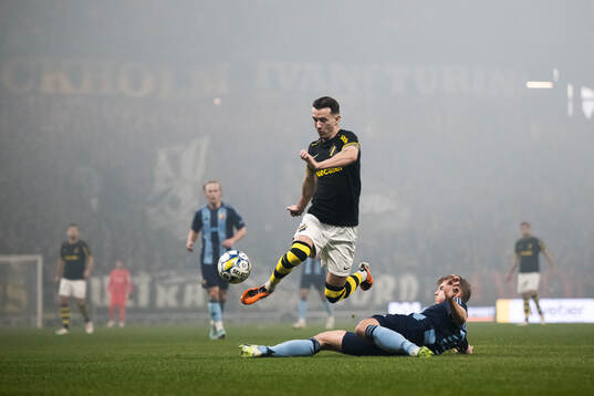 AIKs Bersant Celina och Djurgårdens Samuel Leach Holm