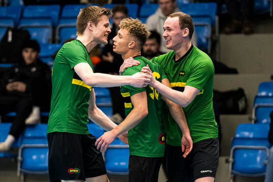 Stian Aabel of NTNUI celebrates