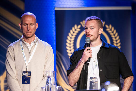 Andreas Johansson, Halmstad, och Freddy Winsth, Värnamo
