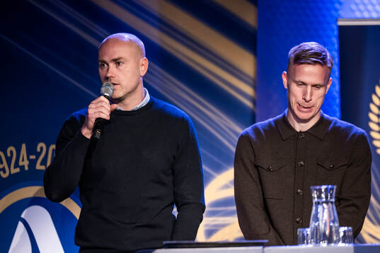 Jens Berthel Askou, IFK Göteborg, och Oscar Wendt, IFK