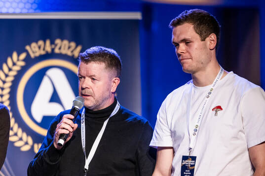 Anders Torstensson, Mjällby, och Jacob Bergström, Mjällby