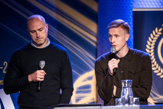 Jens Berthel Askou, IFK Göteborg, och Oscar Wendt, IFK
