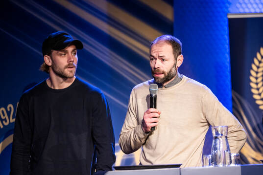 Christoffer Nyman, IFK Norrköping, och Andreas Alm, IFK