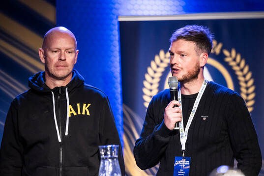 Henning Berg, AIK, och Kim Hellberg, Hammarby
