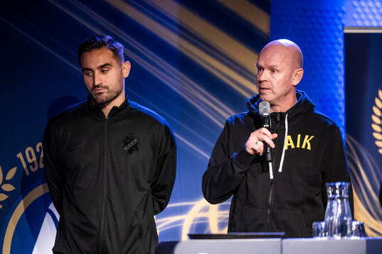 Sotirios Papagiannopoulos, AIK, och Henning Berg, AIK