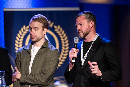 Johan Larsson, Elfsborg, och Jimmy Thelin, Elfsborg
