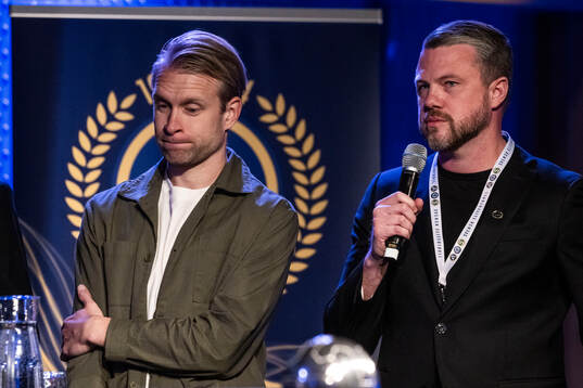Johan Larsson, Elfsborg, och Jimmy Thelin, Elfsborg