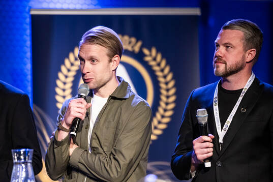 Johan Larsson, Elfsborg, och Jimmy Thelin, Elfsborg