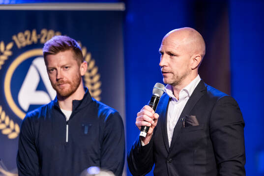 Anders Christiansen, Malmö FF, och Henrik Rydström,
