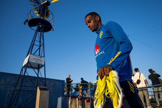 Alexander Isak of the Swedish men's national football team