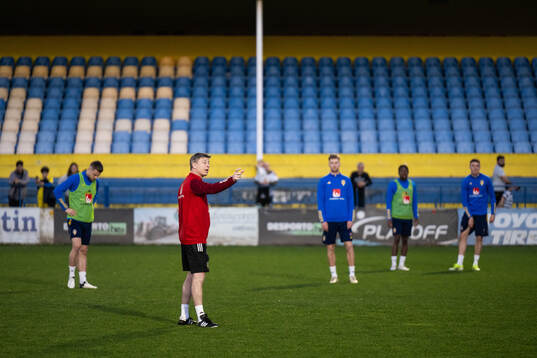 Head coach Jon Dahl Tomasson of the Swedish men's national