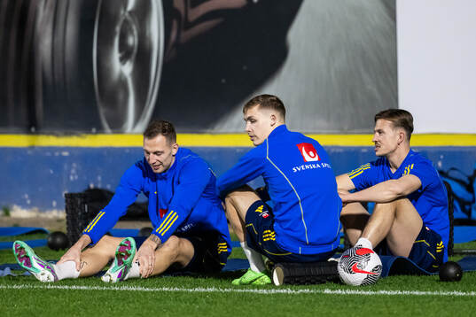 Gustaf Nilsson, Jacob Ondrejka and Simon Olsson of the