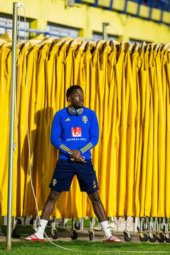Anthony Elanga of the Swedish men's national football team