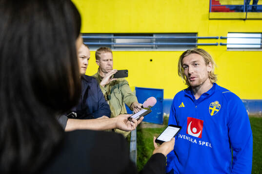 Emil Forsberg of the Swedish men's national football team