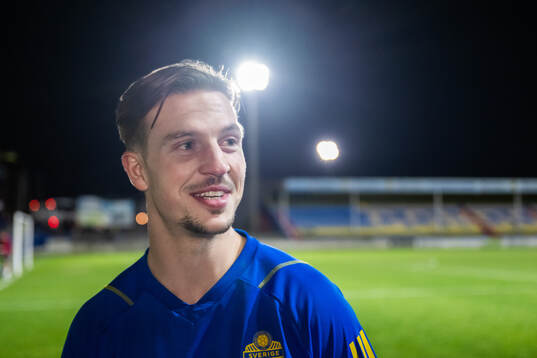 Simon Olsson of the Swedish men's national football team