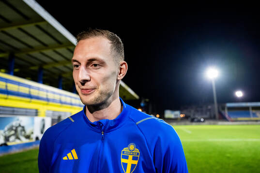 Gustaf Nilsson of the Swedish men's national football team